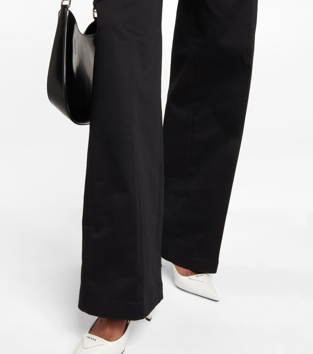 Cotton-blend gabardine cargo pants | Prada