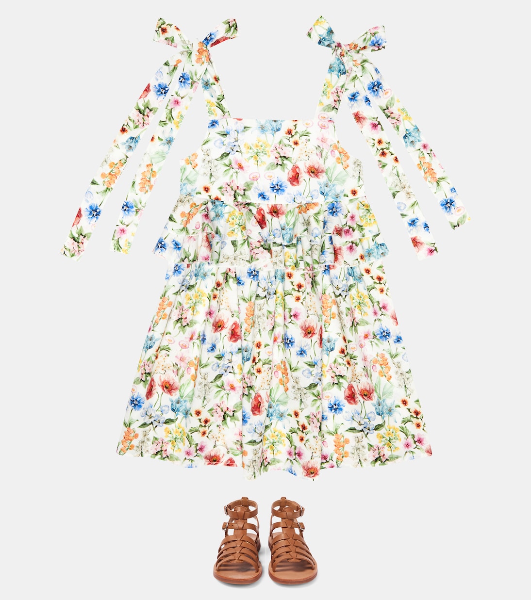 Floral cotton voile dress | Paade Mode