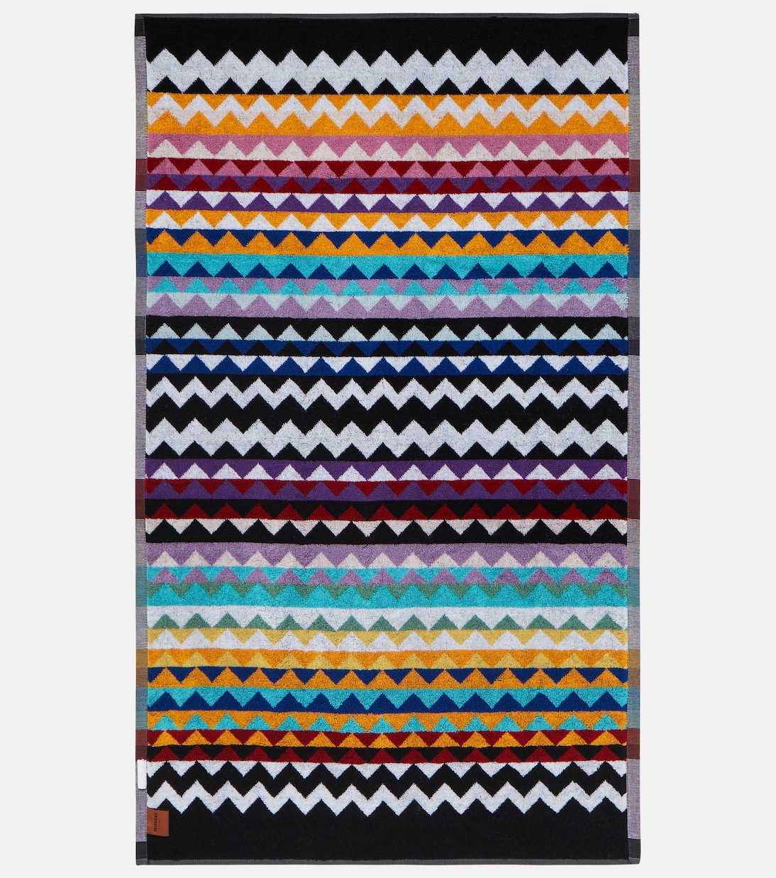 Zig Zag set of 2 cotton terry towels | Missoni