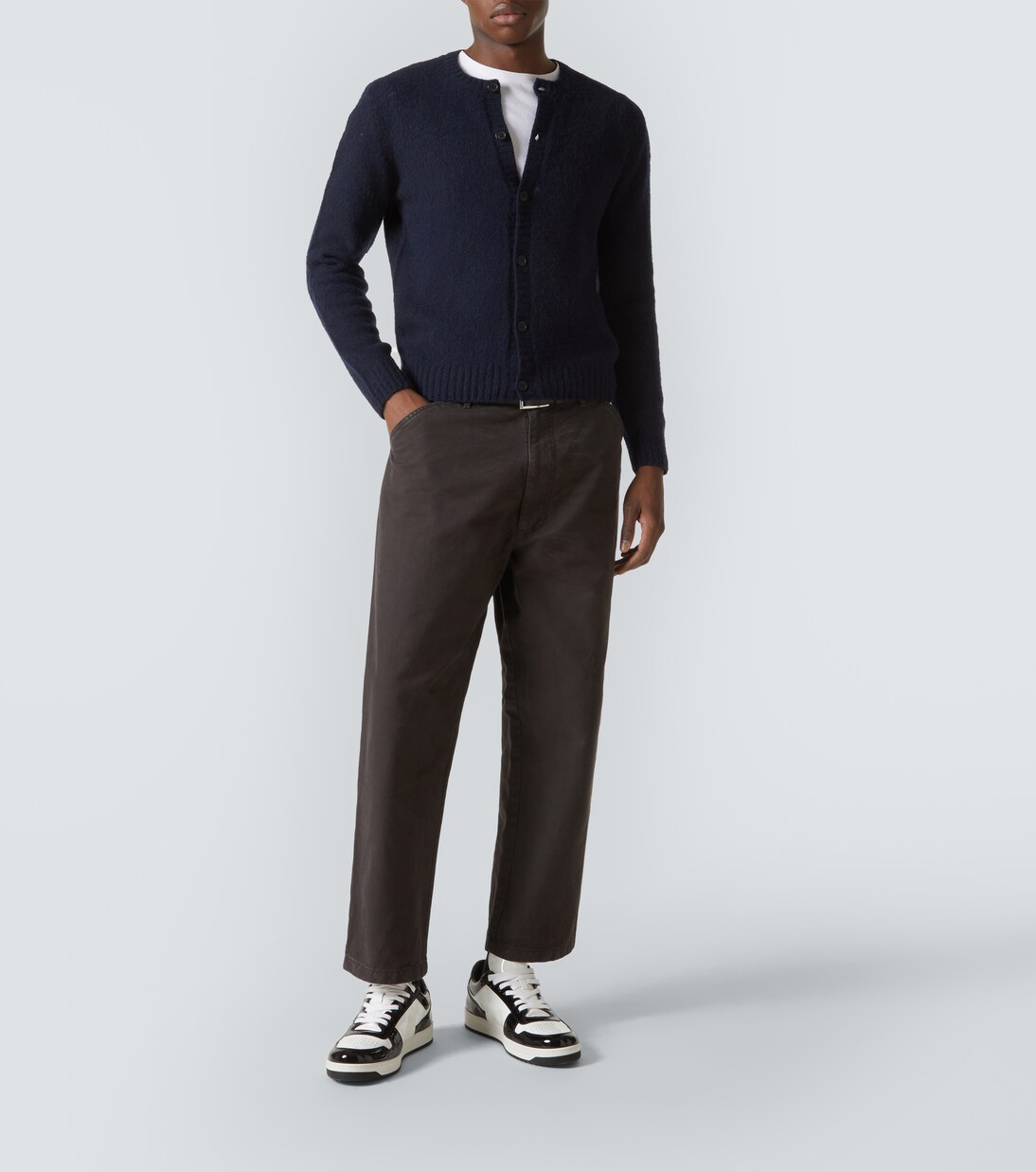 Baskets Downtown en cuir | Prada