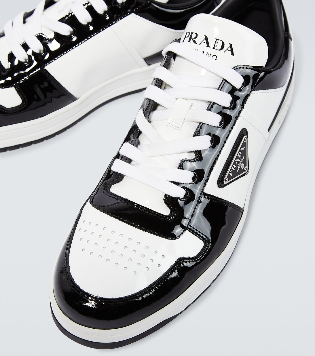 Baskets Downtown en cuir | Prada