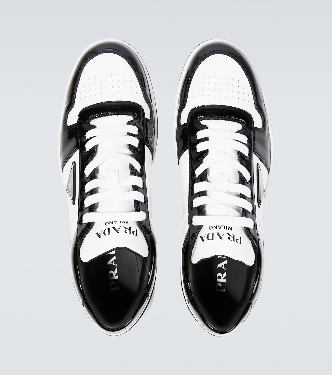 Baskets Downtown en cuir | Prada