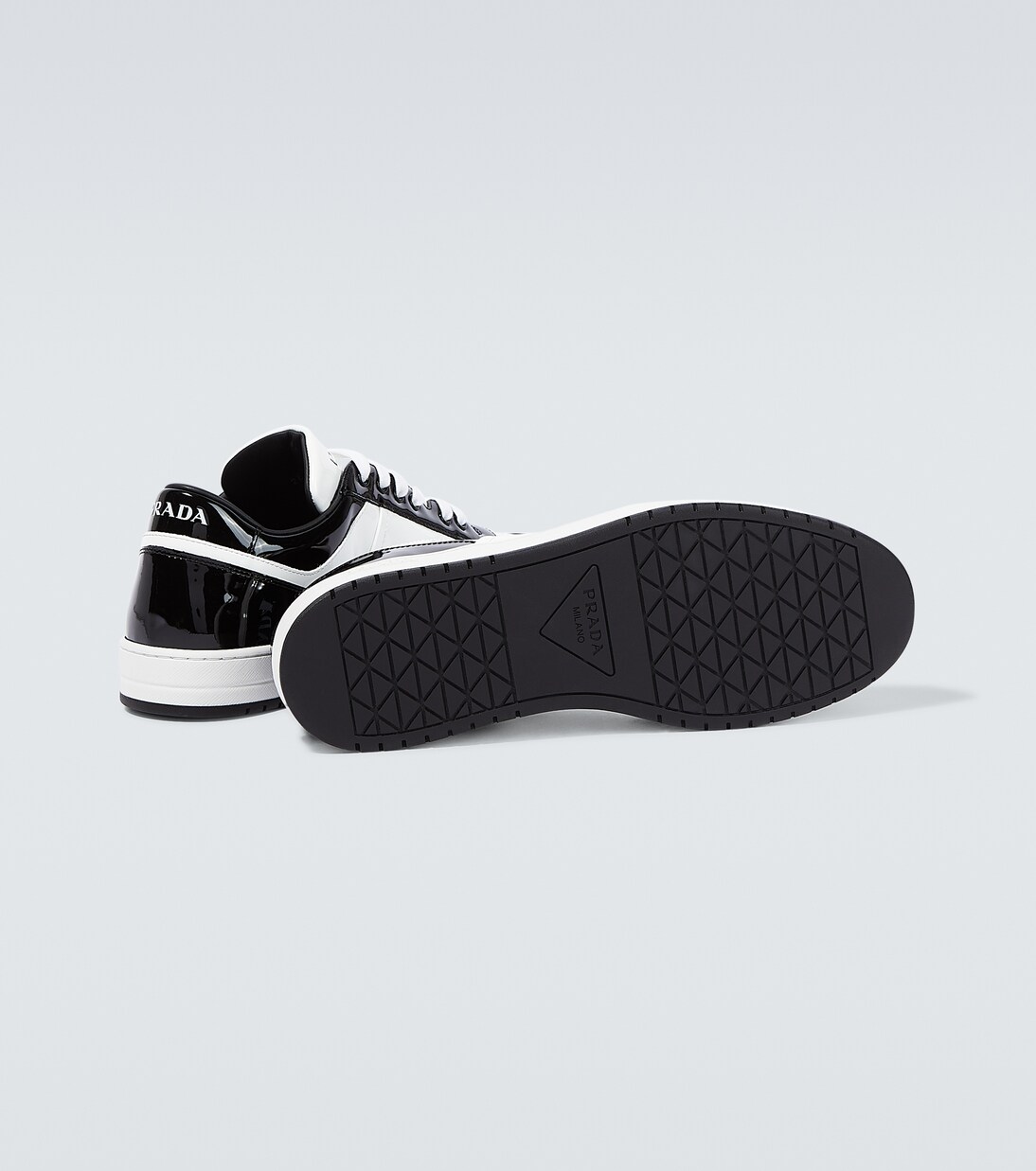 Baskets Downtown en cuir | Prada