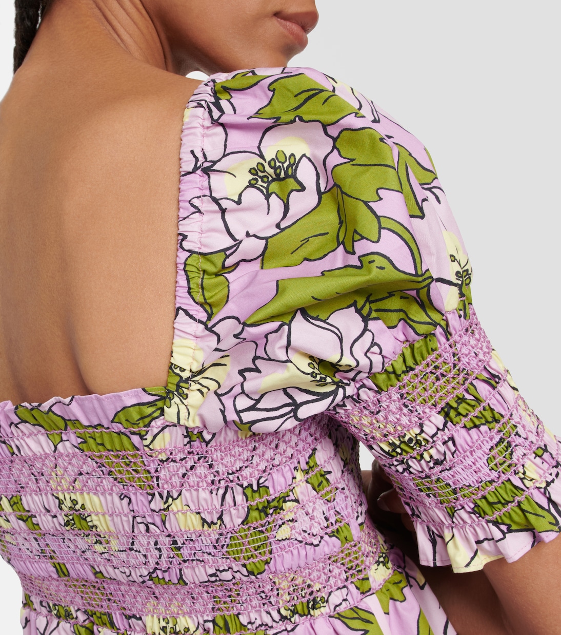 Robe en coton à fleurs | Tory Burch