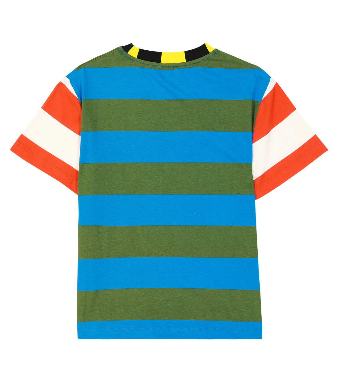 Striped cotton-blend T-shirt | Stella McCartney Kids