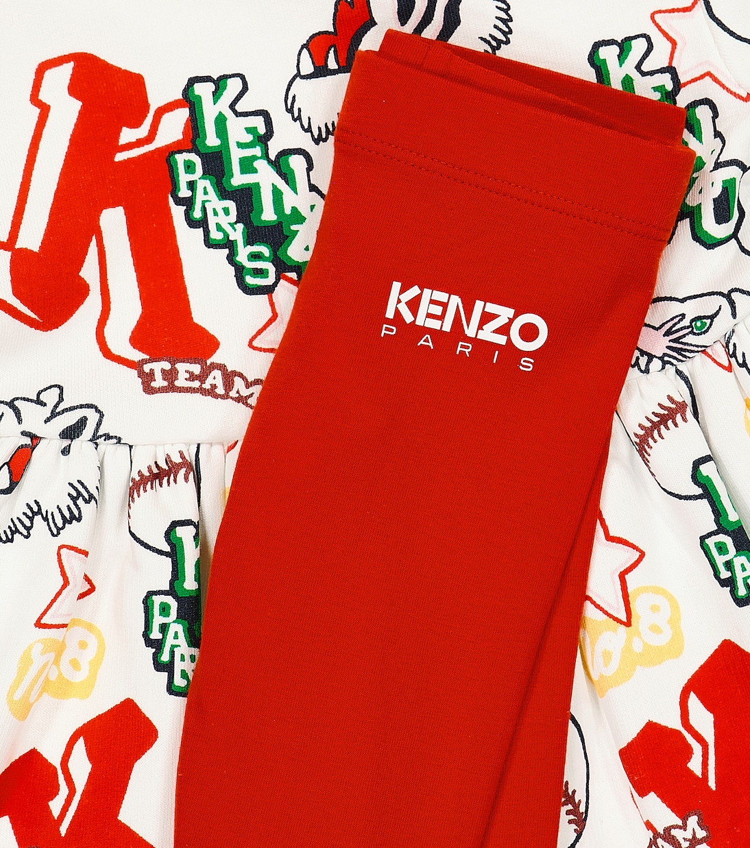 Bébé – Ensemble robe et legging en coton | Kenzo Kids