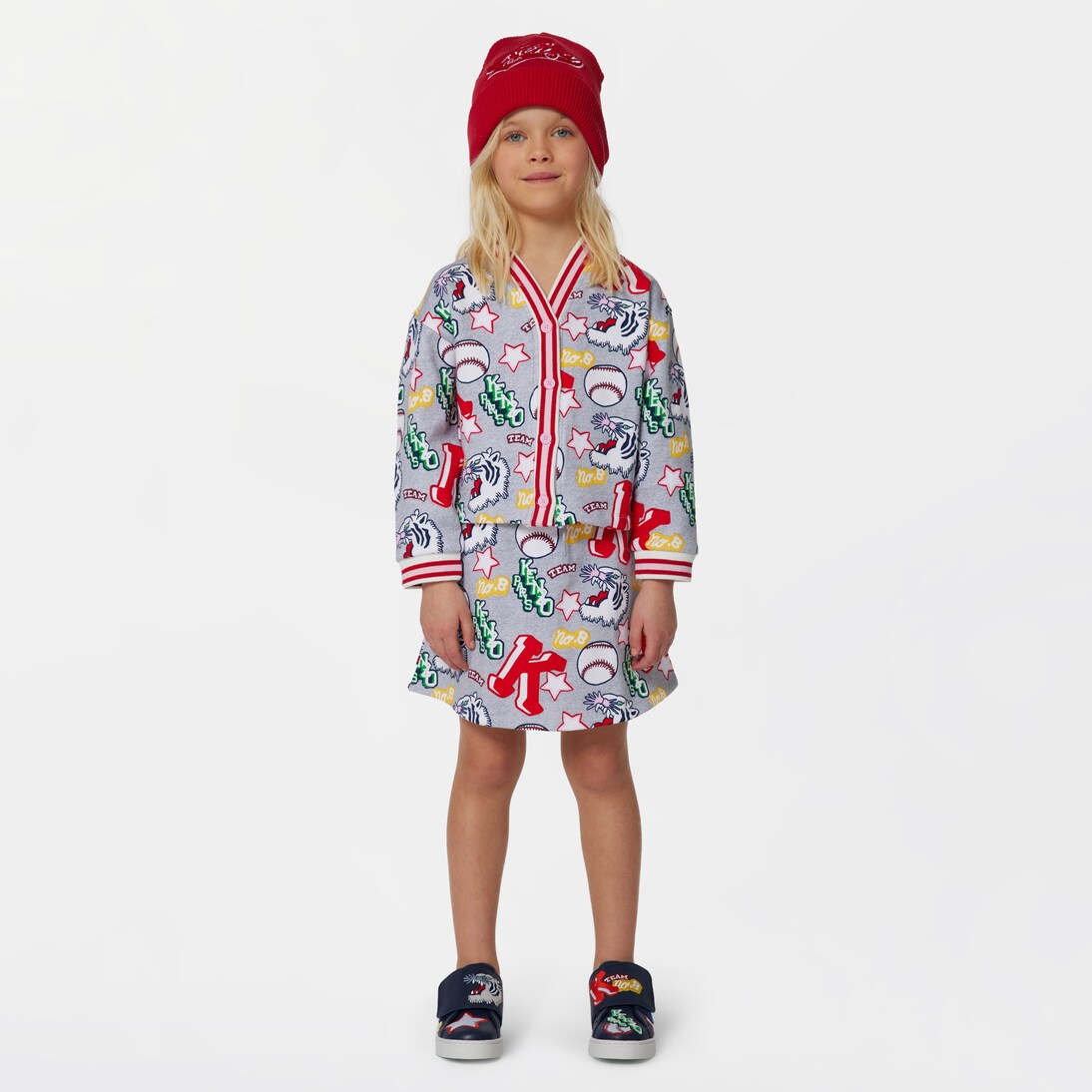 Printed cotton skirt | Kenzo Kids