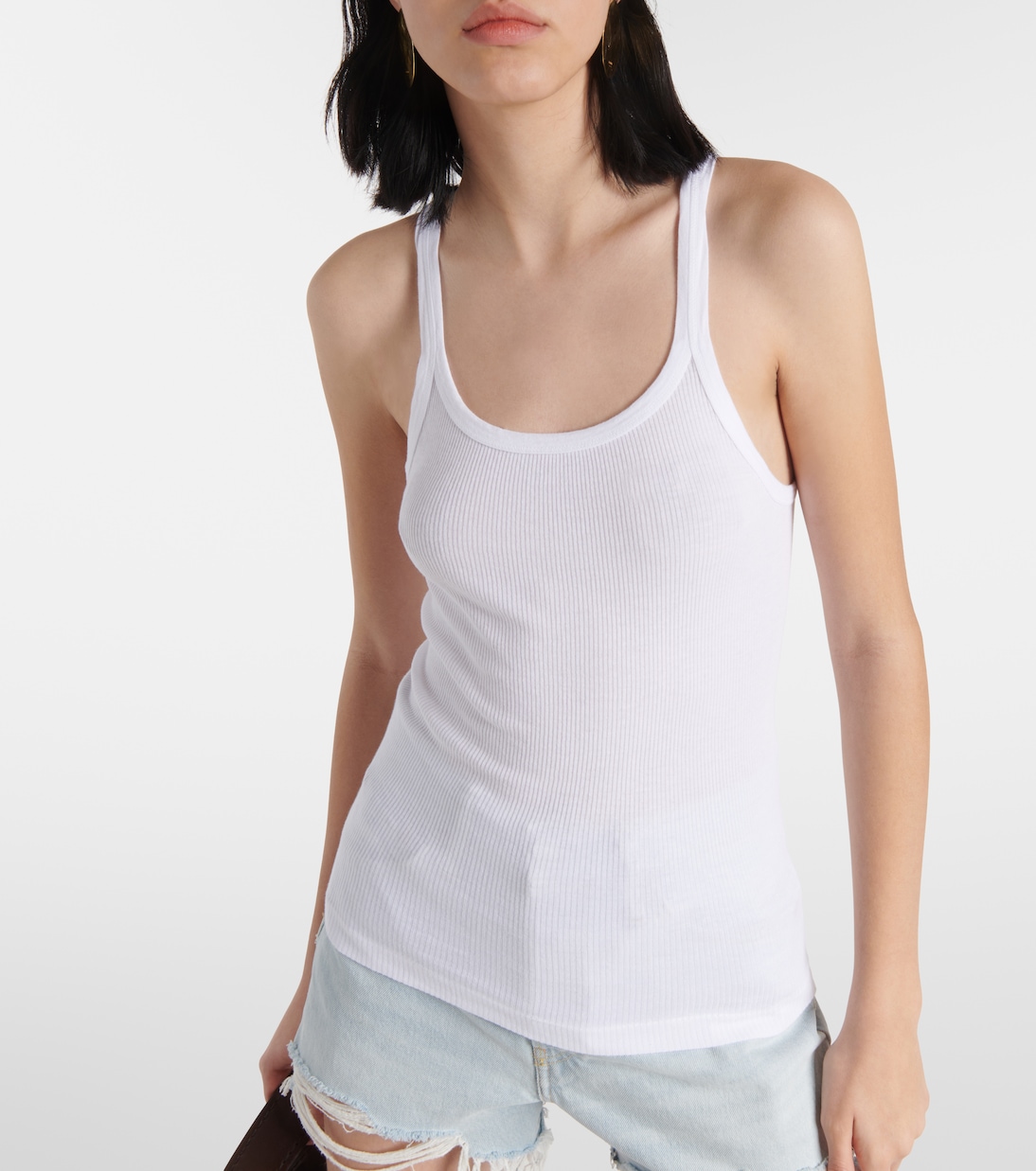 Top aus Baumwoll-Jersey | Re/Done