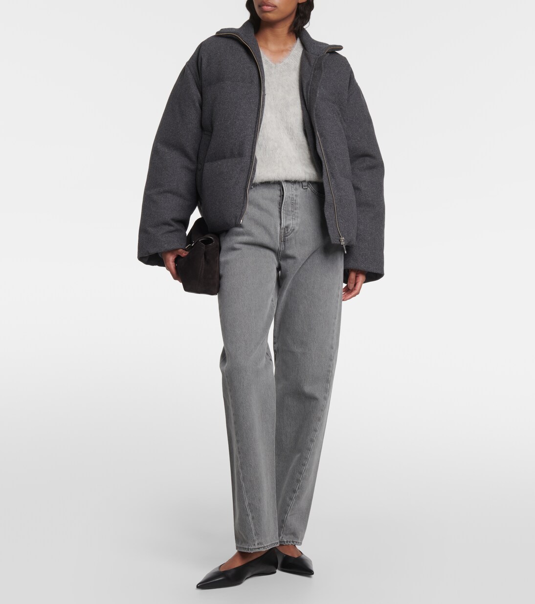 Chaqueta de plumas de mezcla de lana | Toteme