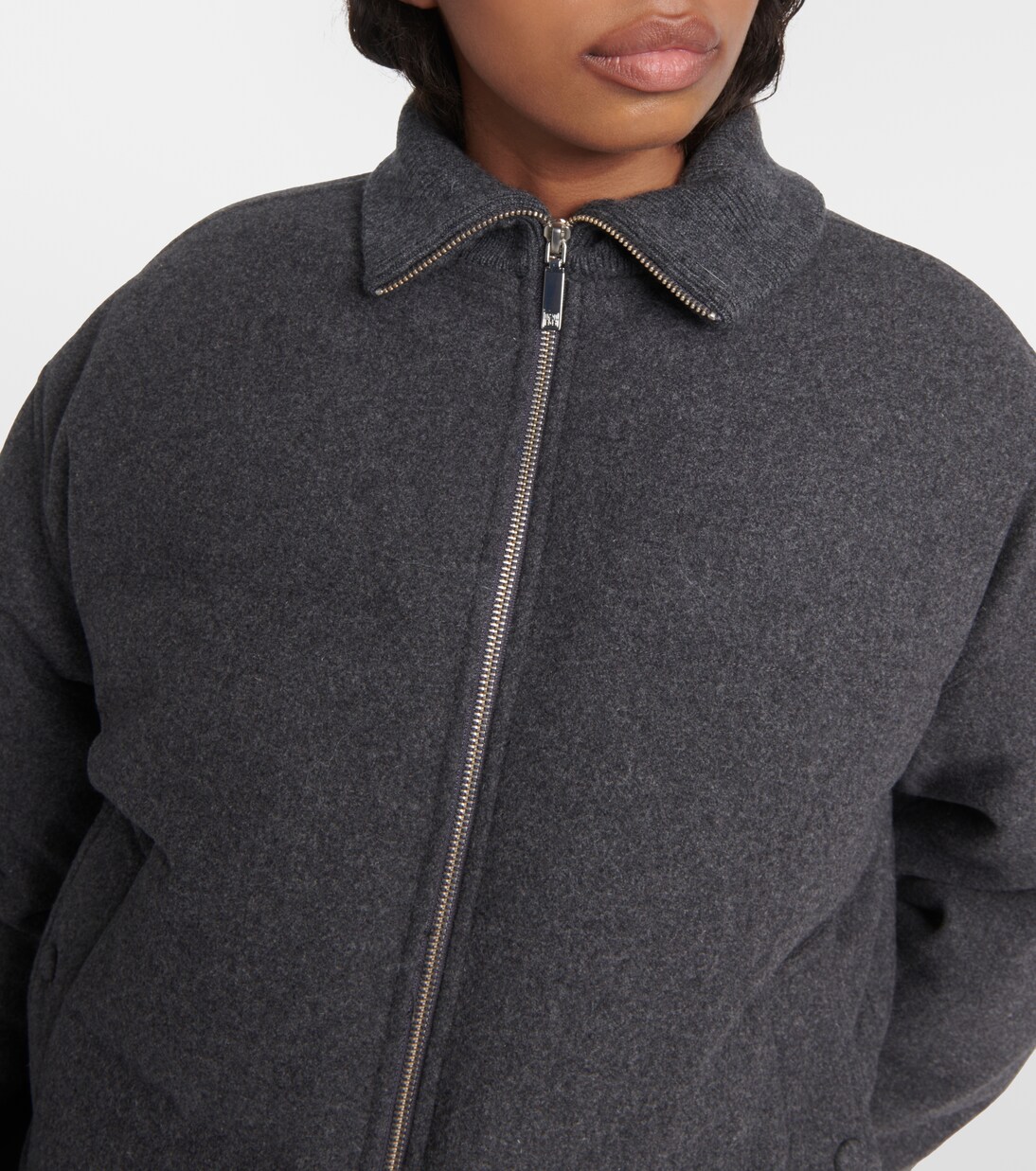 Chaqueta de plumas de mezcla de lana | Toteme