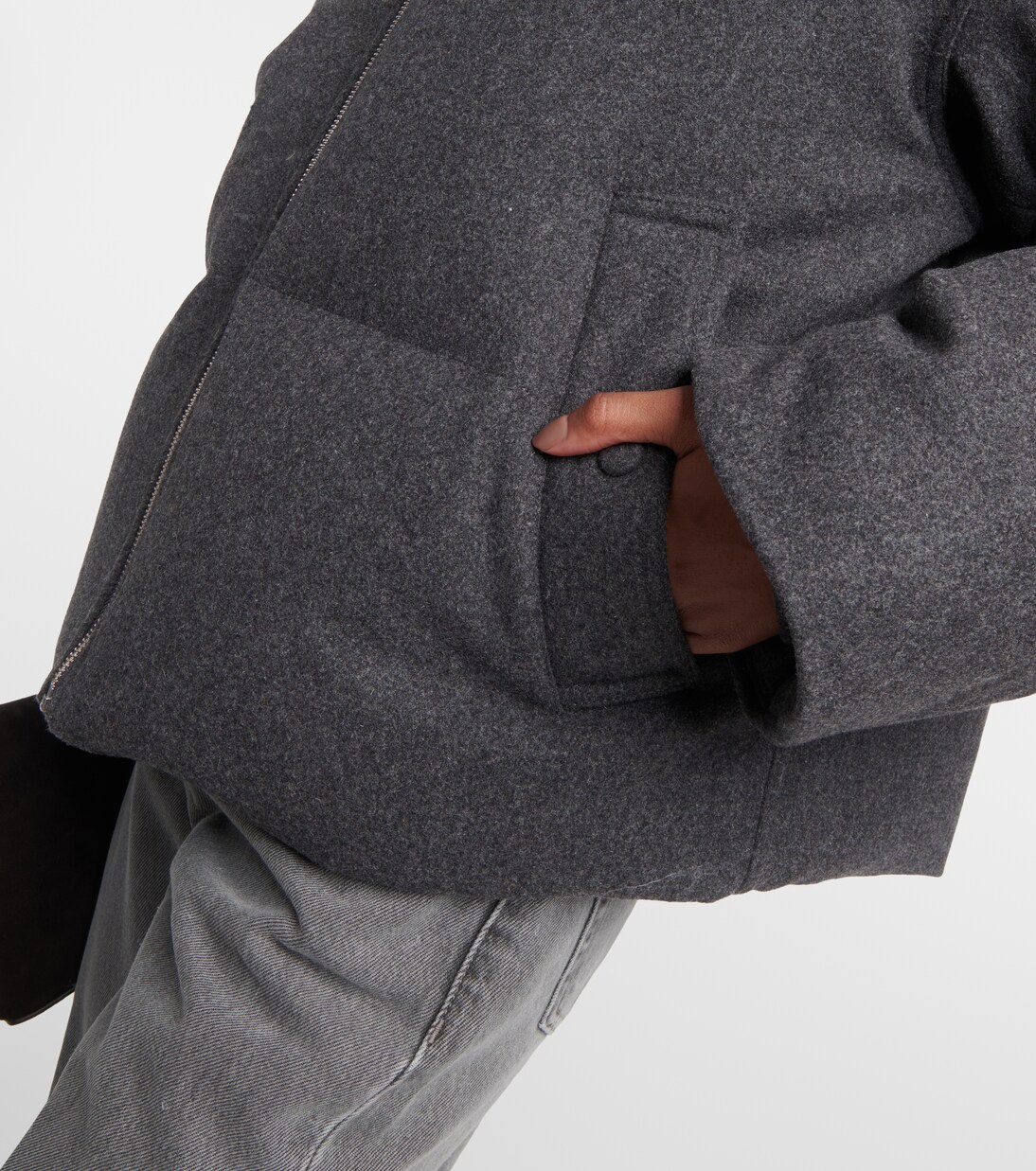 Chaqueta de plumas de mezcla de lana | Toteme