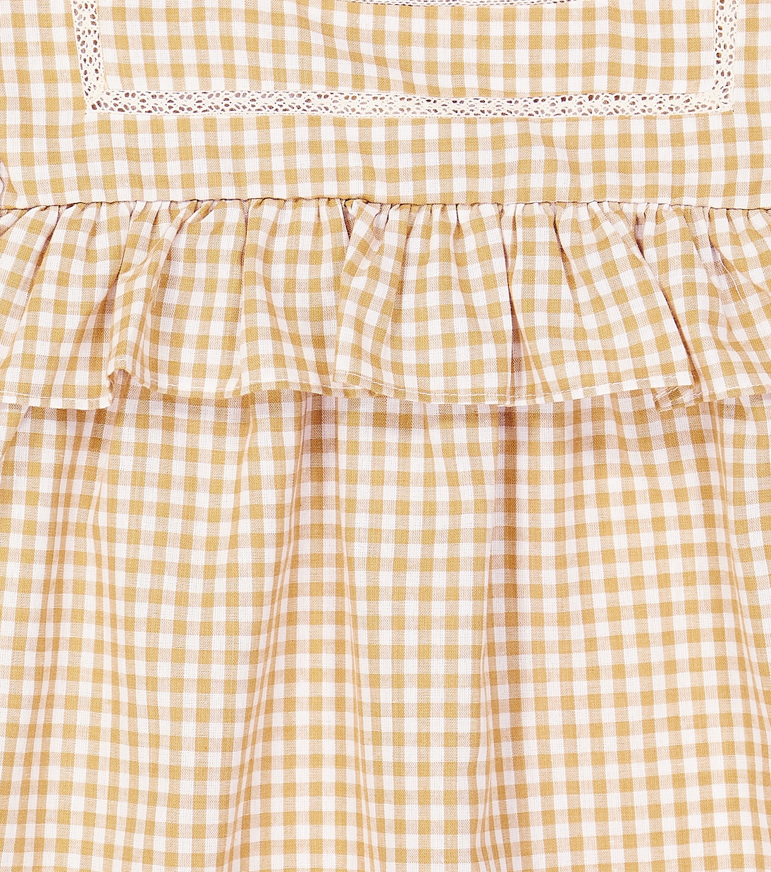 Carina checked cotton shirt | C'era Una Volta