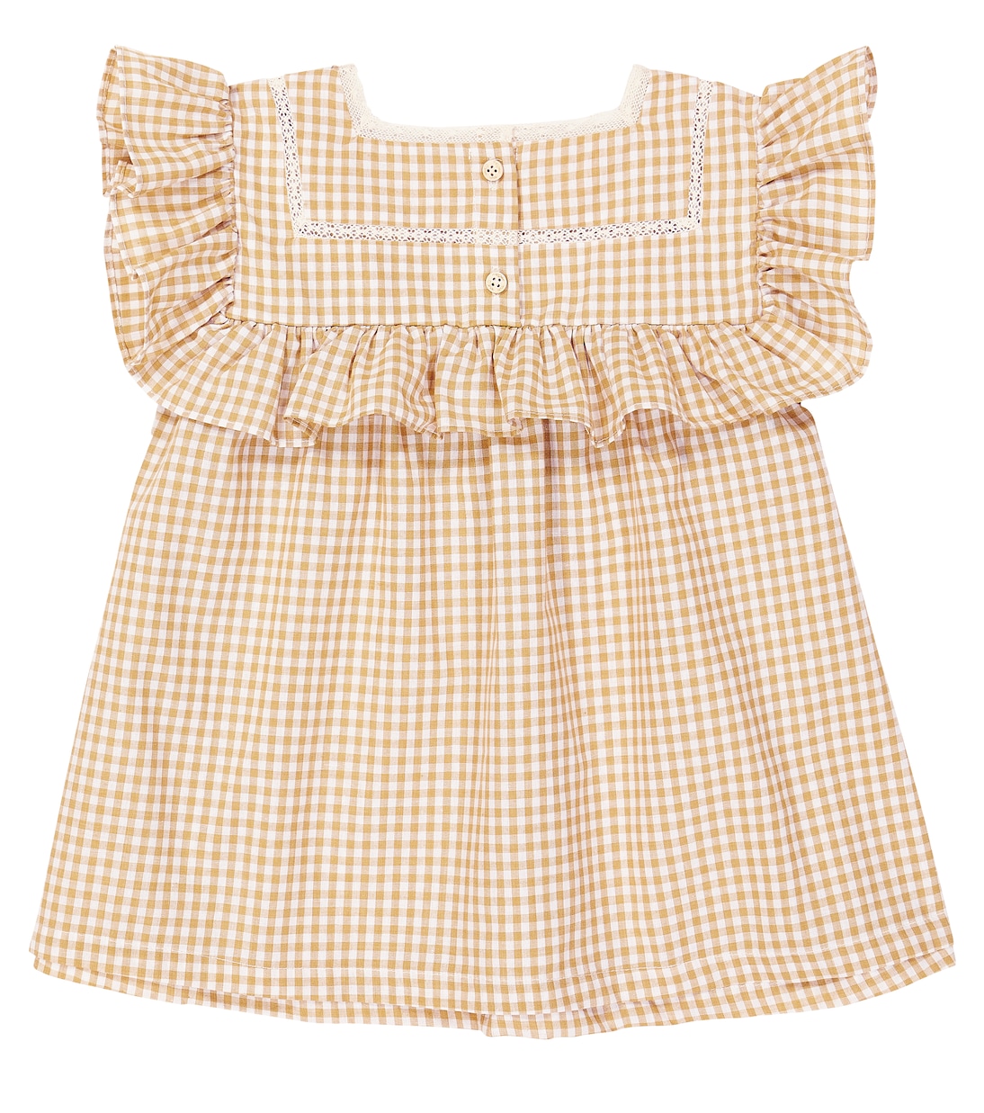 Carina checked cotton shirt | C'era Una Volta