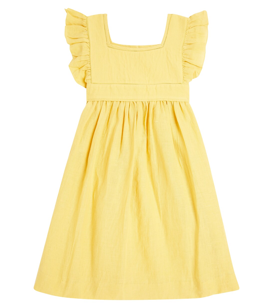 Cassiopee gathered cotton dress | Bonpoint
