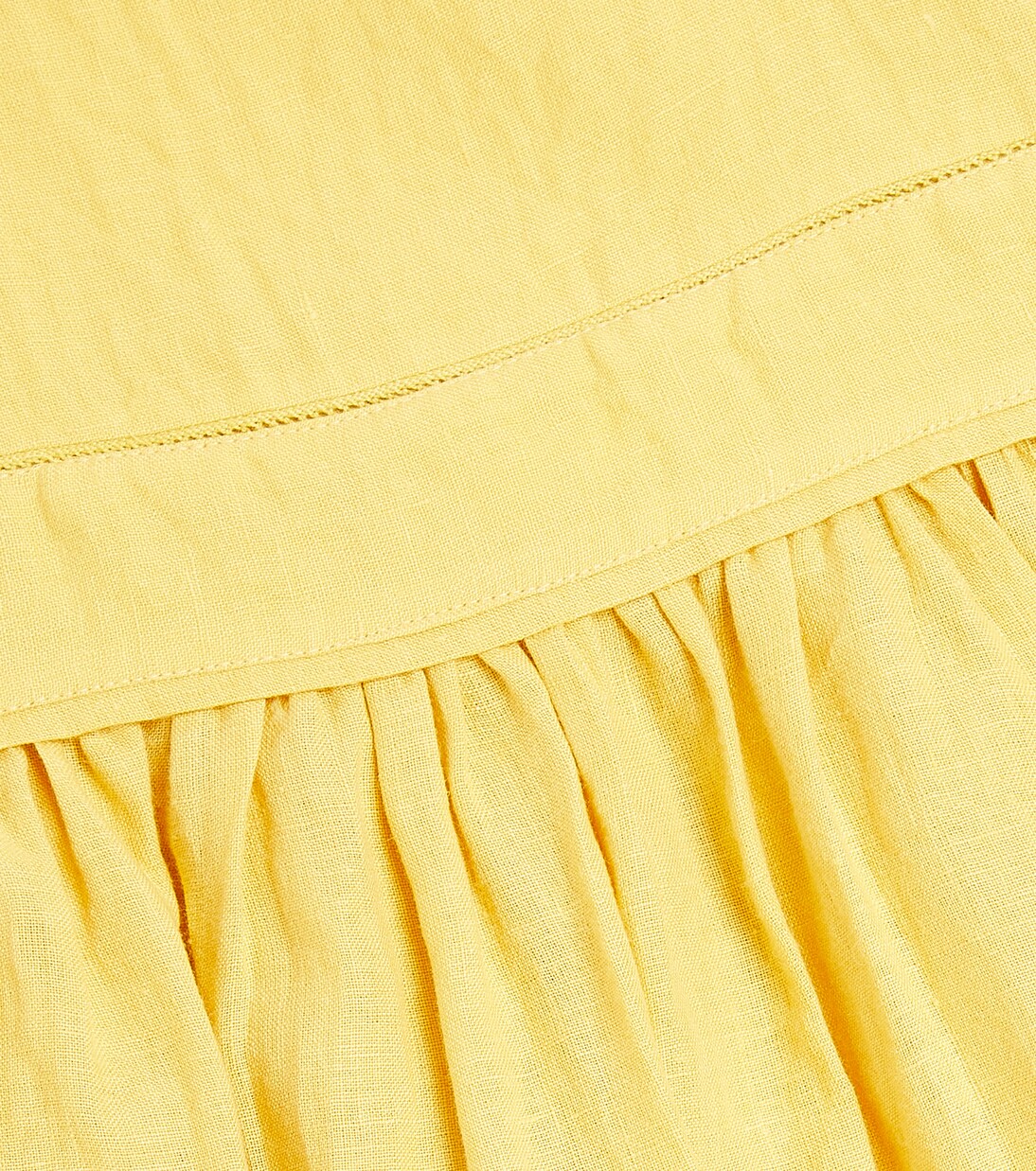 Cassiopee gathered cotton dress | Bonpoint