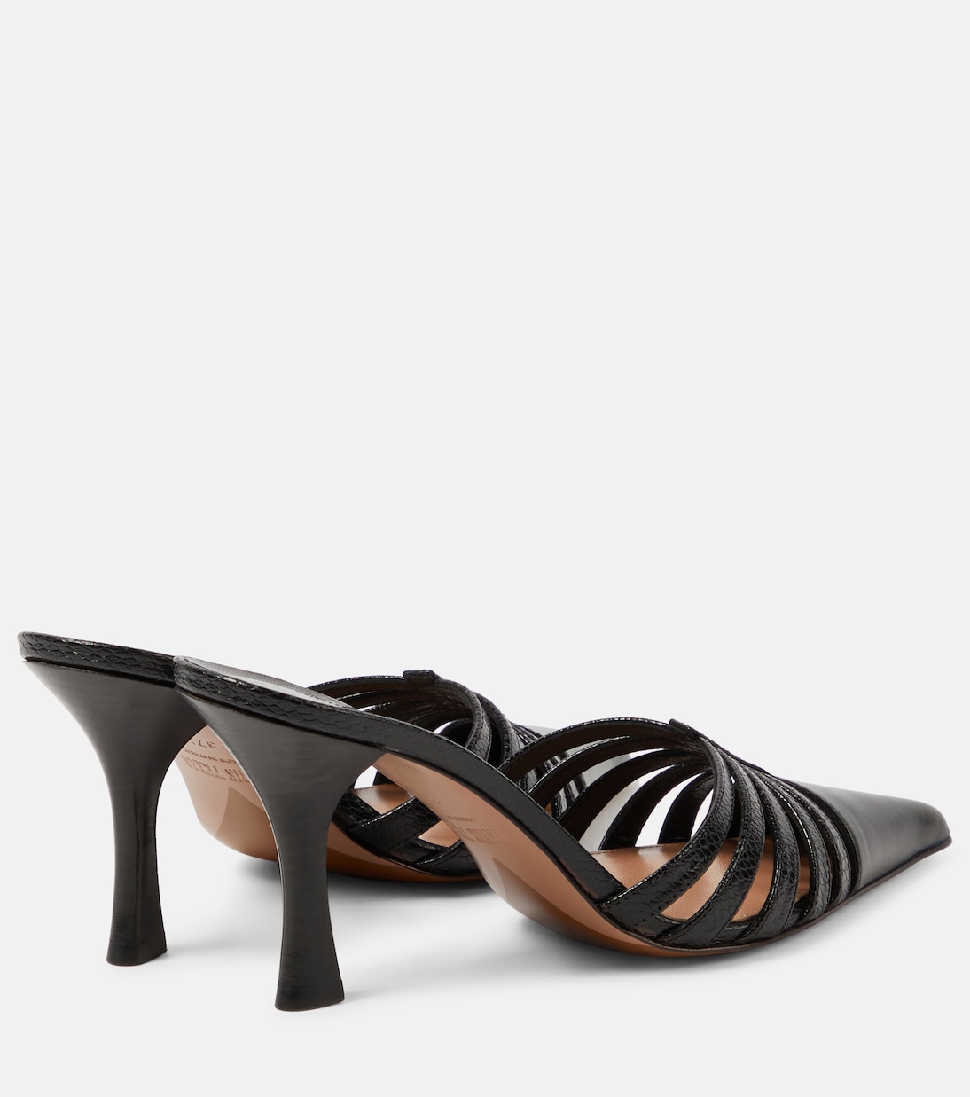 Mules Nadia 85 en cuir | Paris Texas