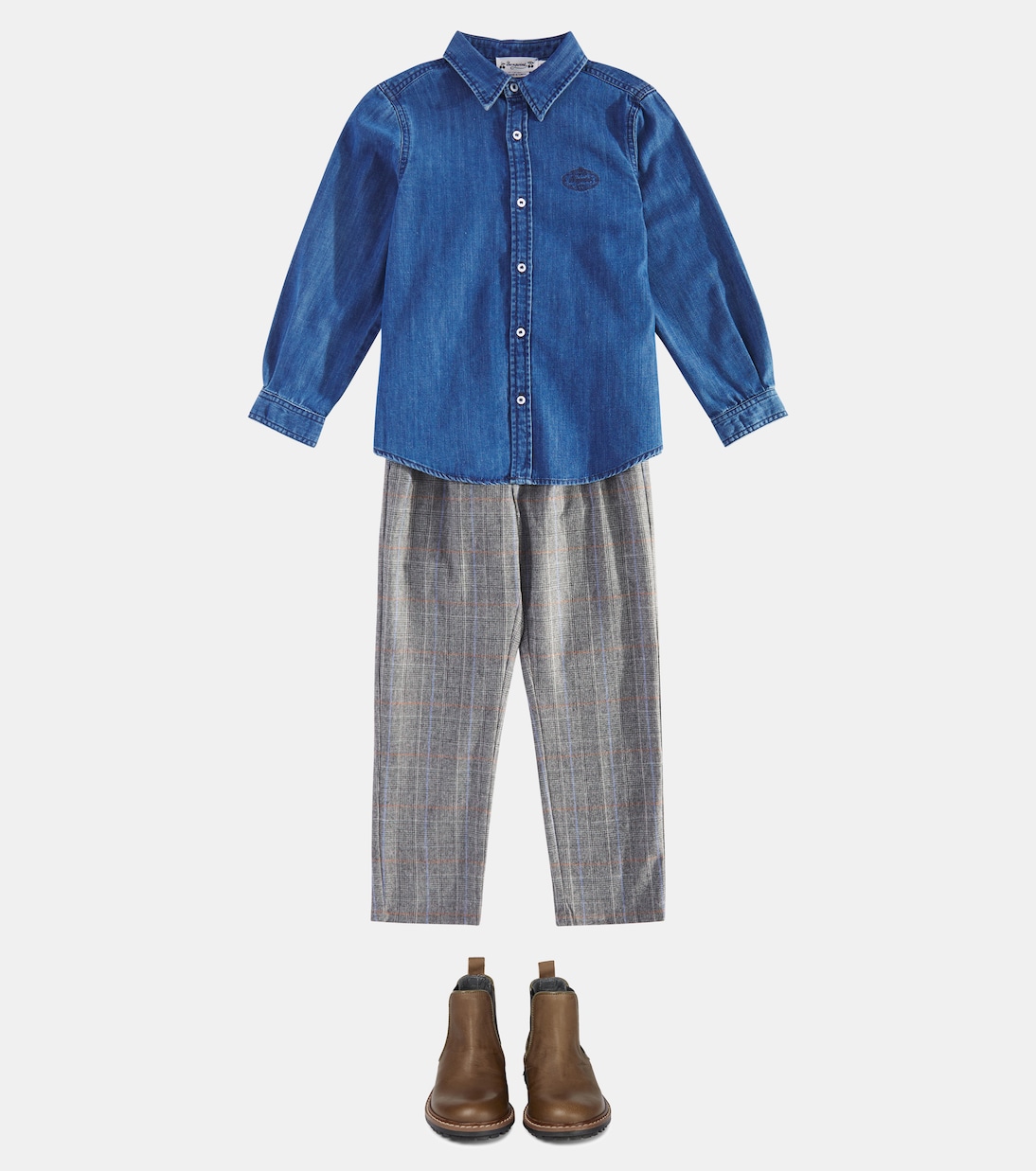Stephen Glen Prince of Wales check pants | Bonpoint