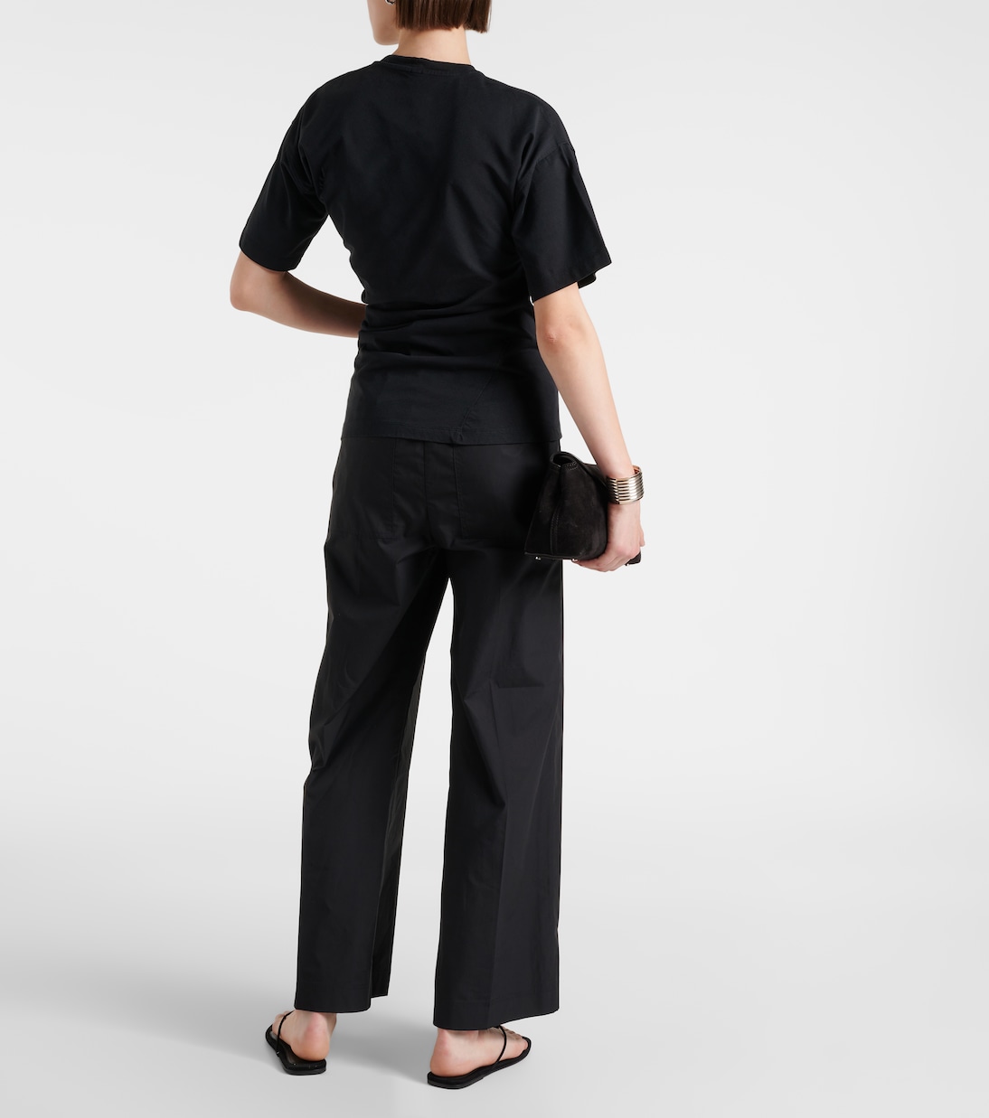 T-Shirt aus Baumwoll-Jersey | Toteme