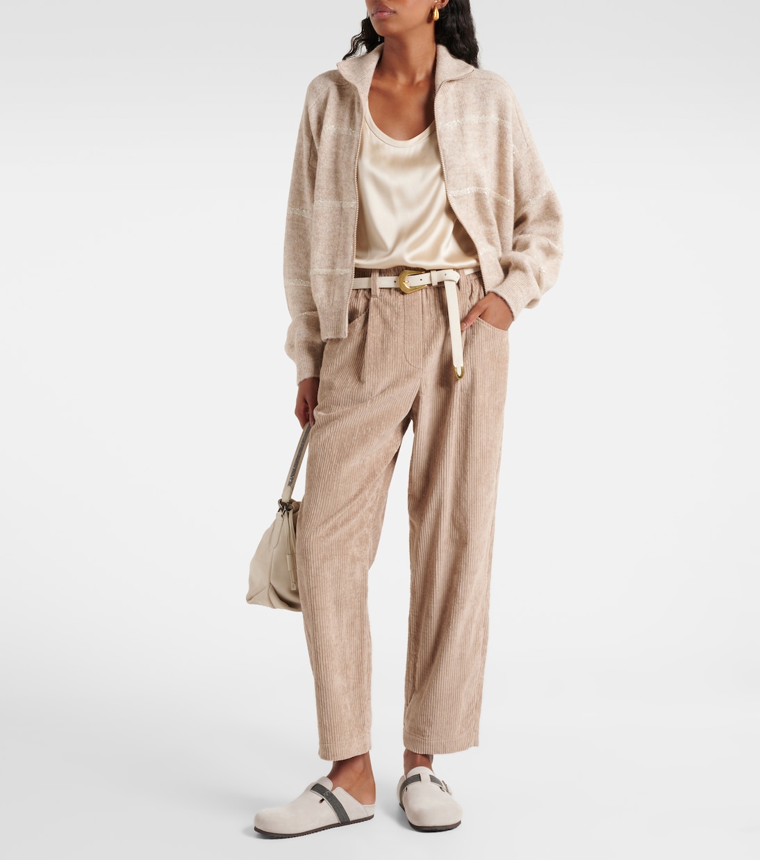 Pleated straight pants | Brunello Cucinelli