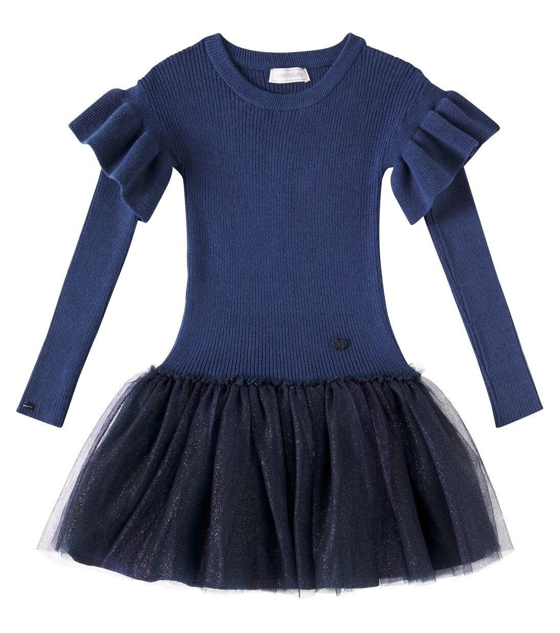 Robe Diana en tulle à ornements | Monnalisa