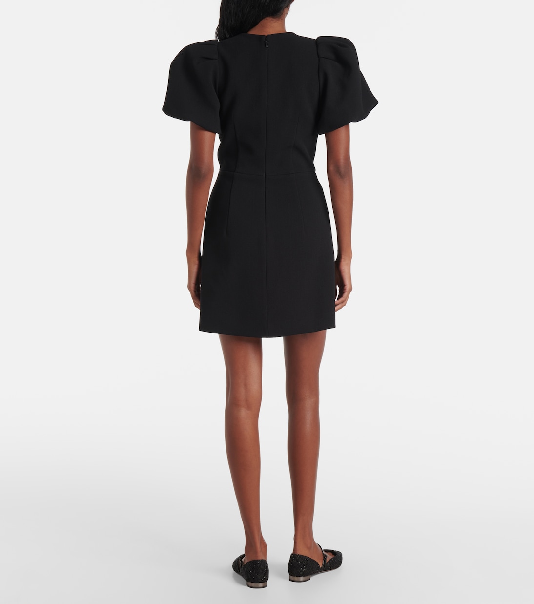 Robe Aubree en crêpe à fleurs | Rebecca Vallance