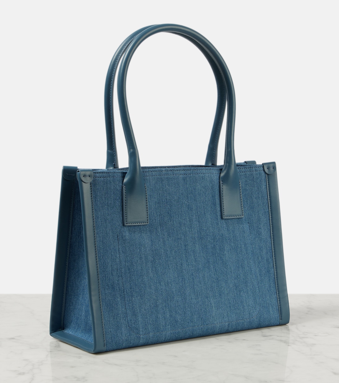 By My Side E/W Large denim tote bag | Christian Louboutin