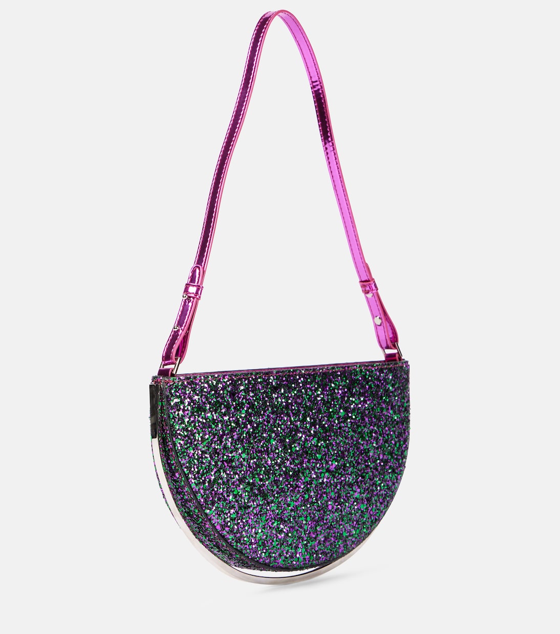 Pochette Purist Mini à paillettes | Aquazzura