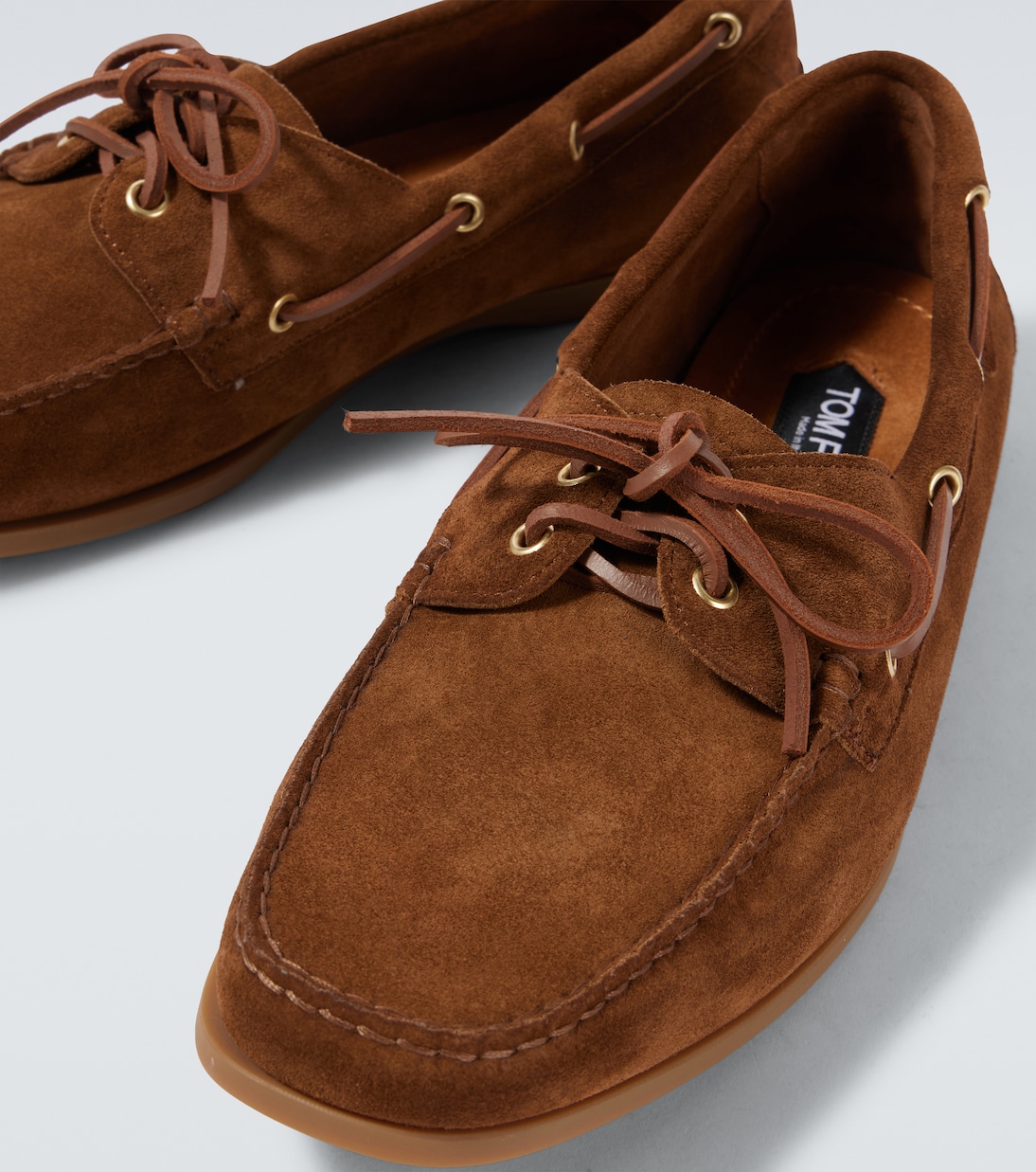 Robin suede boat shoes | Tom Ford