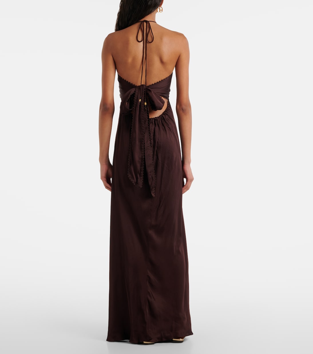 Robe longue Carla à perles | Poupette St Barth