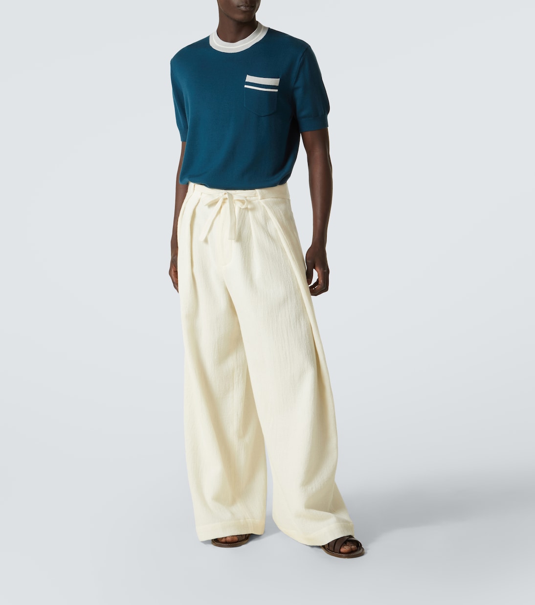 Knitted wool T-shirt | King & Tuckfield