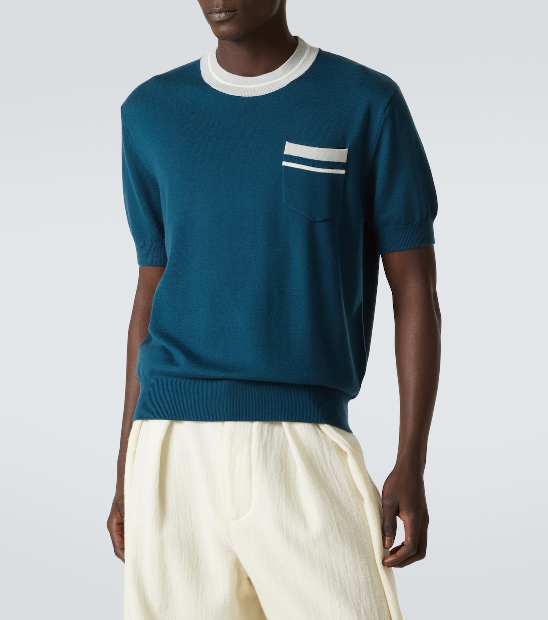 Knitted wool T-shirt | King & Tuckfield