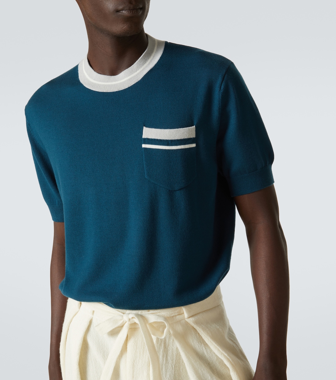 Knitted wool T-shirt | King & Tuckfield