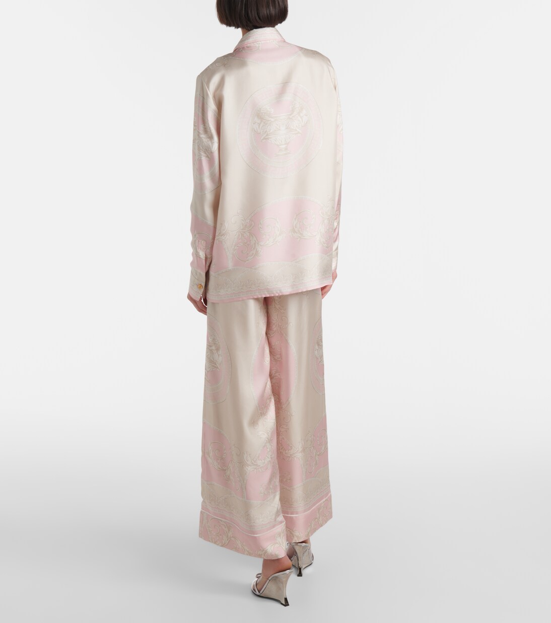 Bluse La Coupe Des Dieux aus Seide | Versace