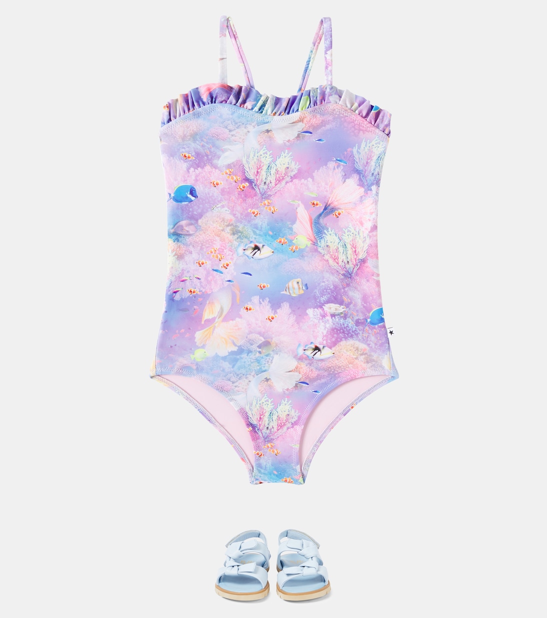 Nakia printed ruffled swimsuit | Molo