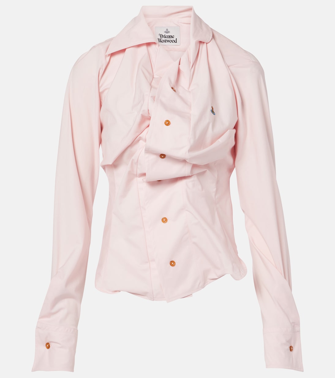 Chemise Orb asymétrique en coton | Vivienne Westwood