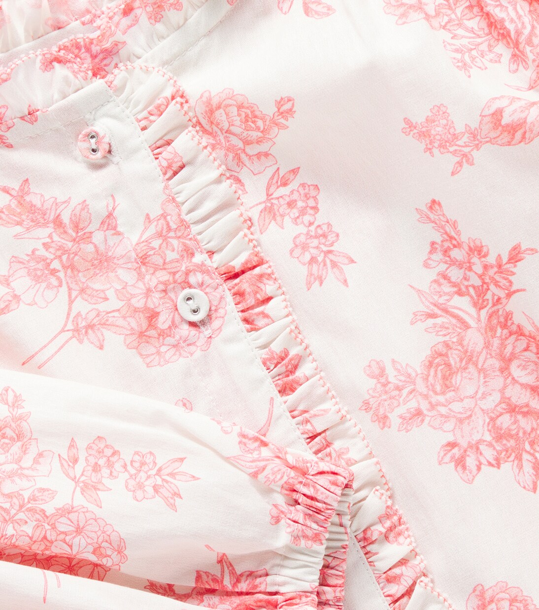 Tiffani toile de jouy cotton top | C'era Una Volta