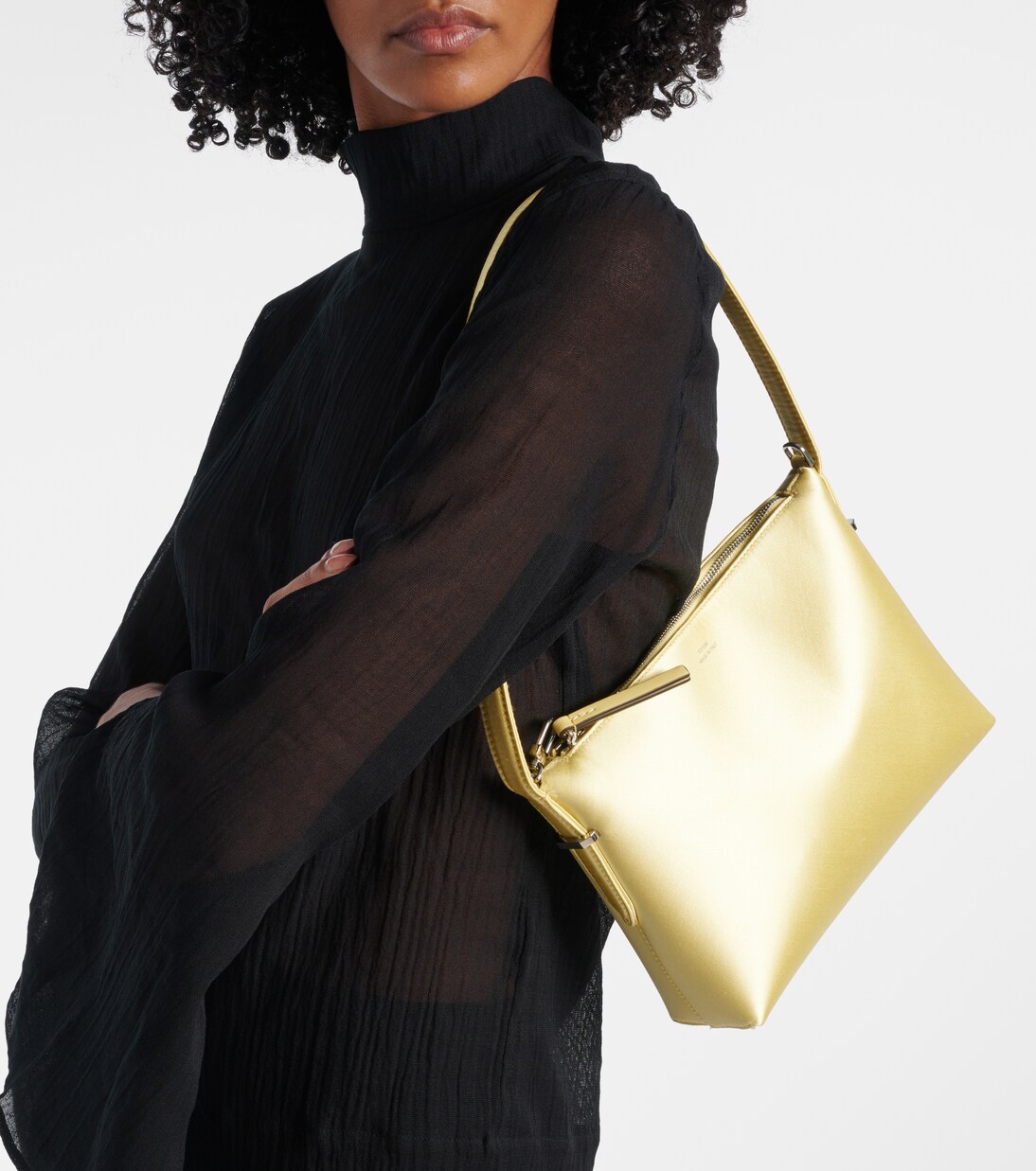 Pochette Scoop Small en satin | Toteme