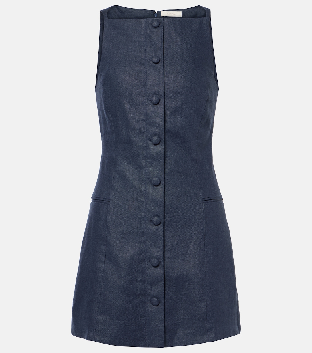 Ambra linen minidress | Faithfull