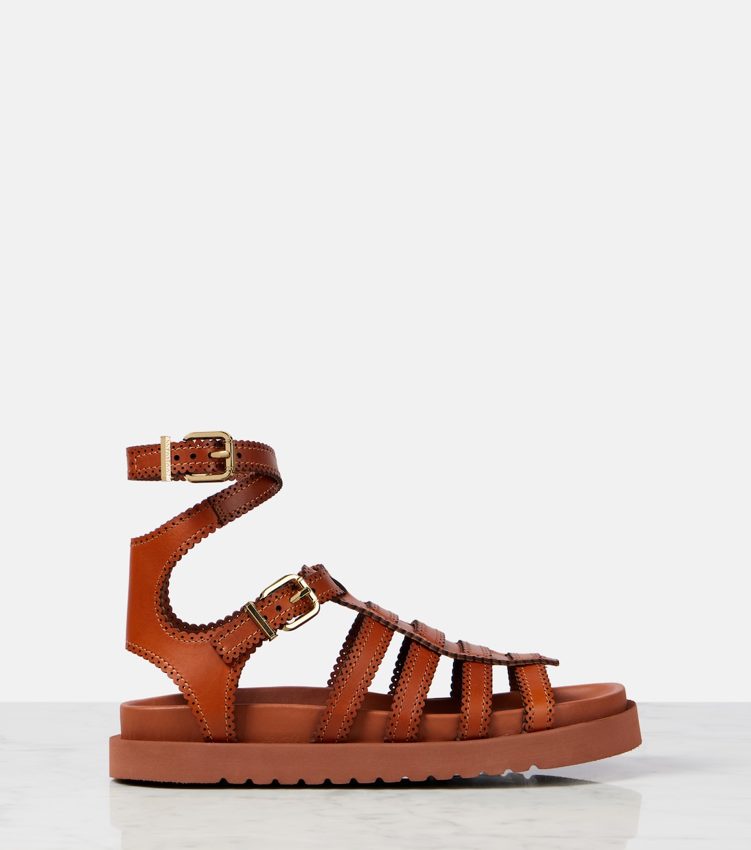 Goldie leather gladiator sandals | Zimmermann