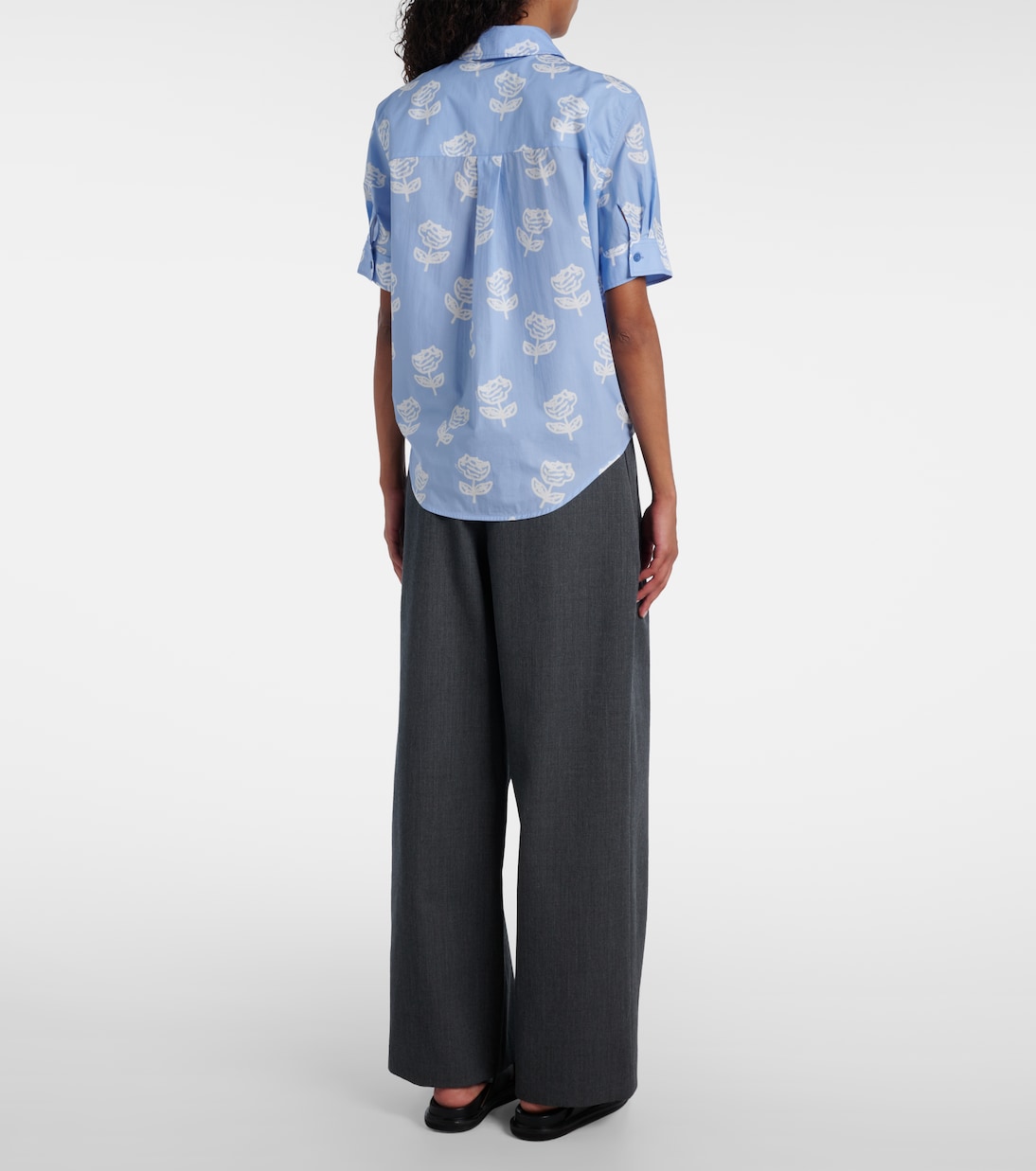 Bedrucktes Hemd aus Baumwollpopeline | Marni