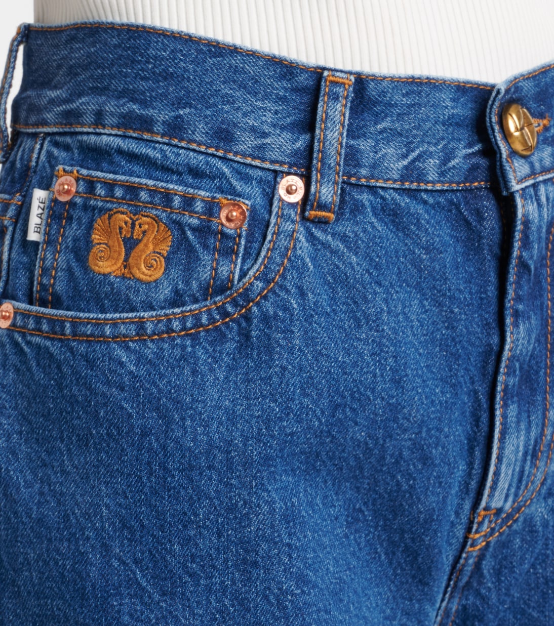 Paso mid-rise straight jeans  | Blazé Milano