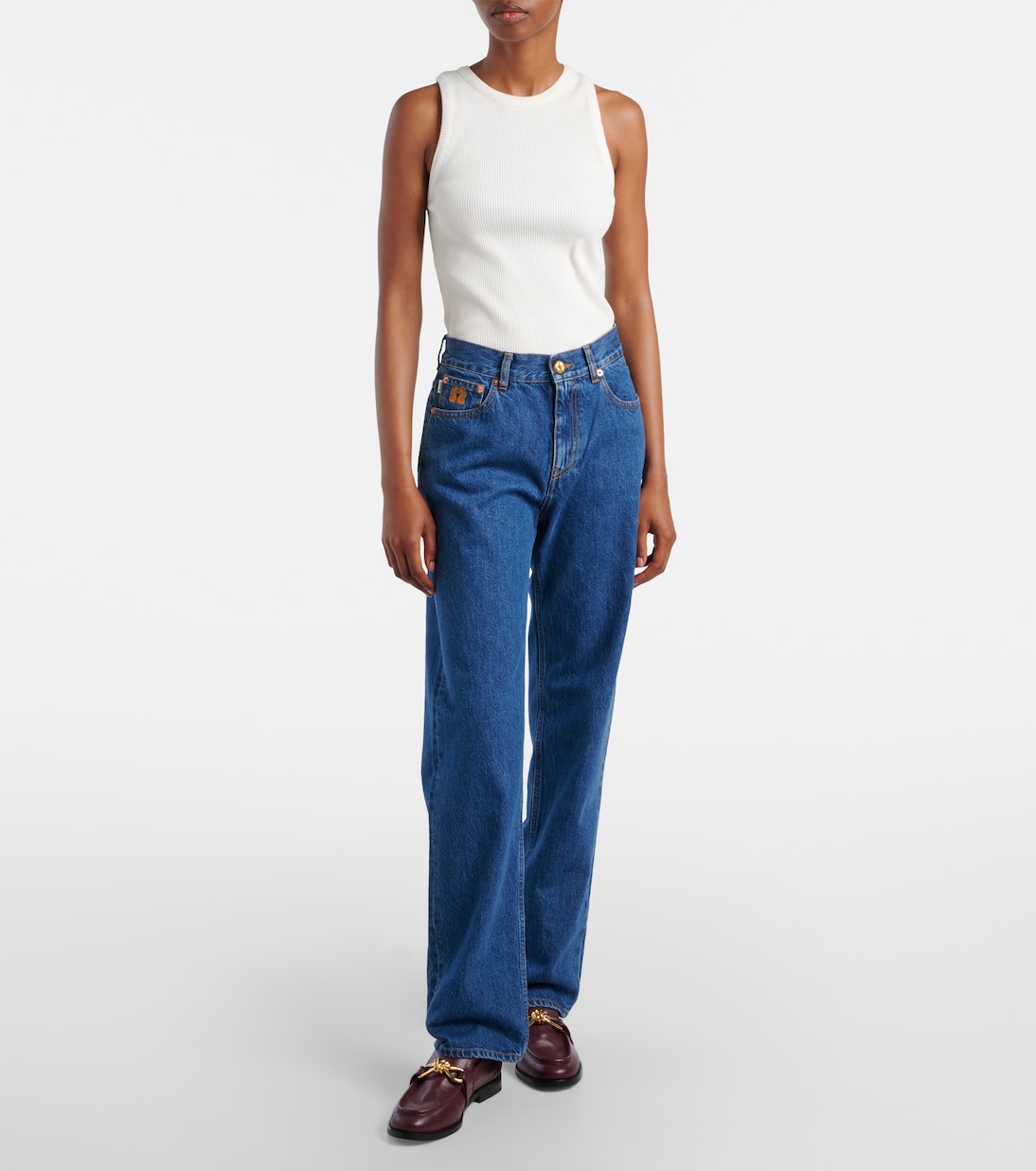 Paso mid-rise straight jeans  | Blazé Milano