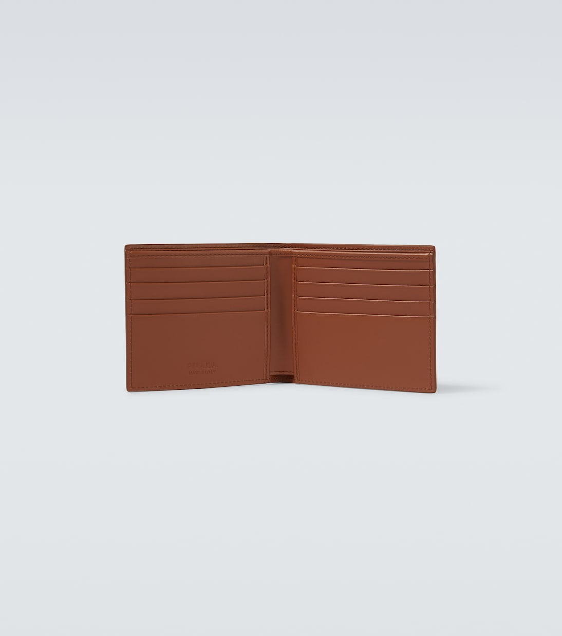 Logo leather wallet | Prada