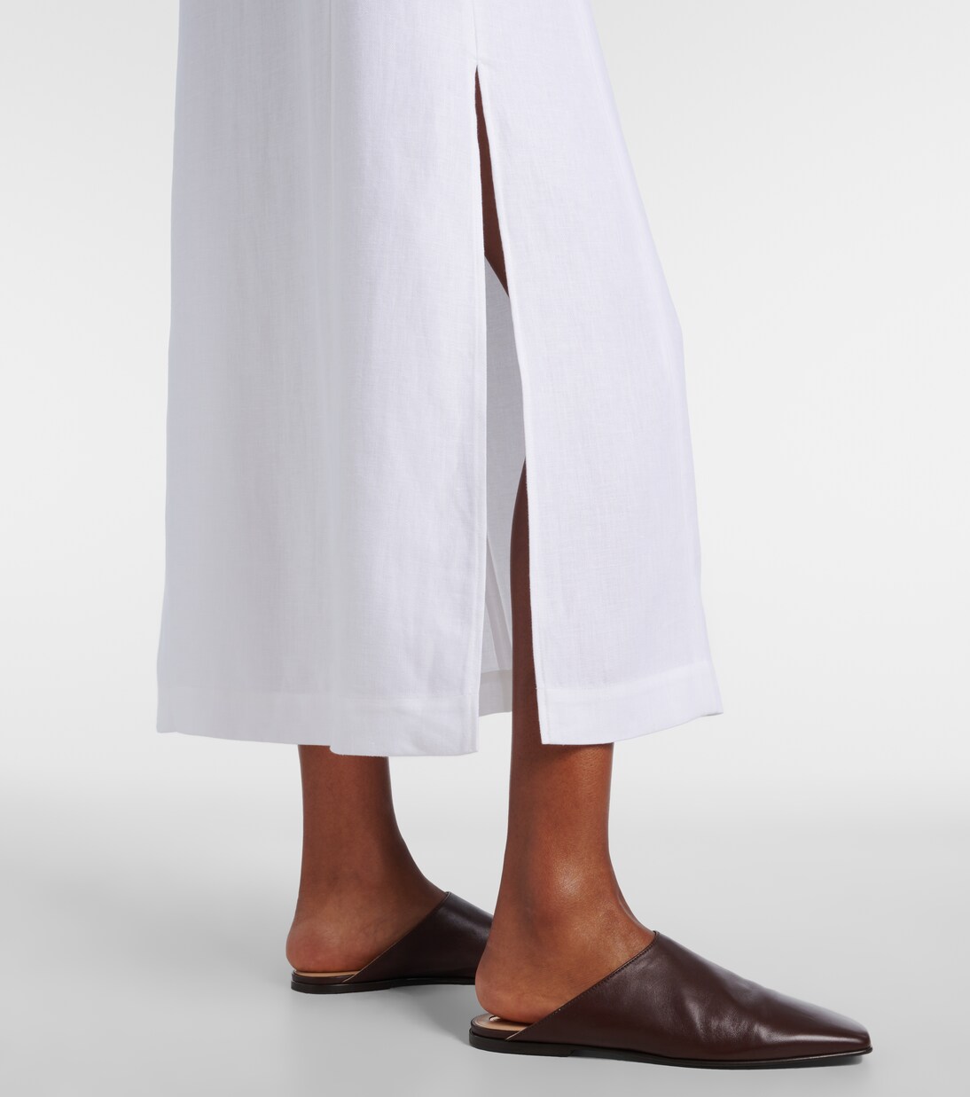 Vestido midi Abril de lino | Loro Piana