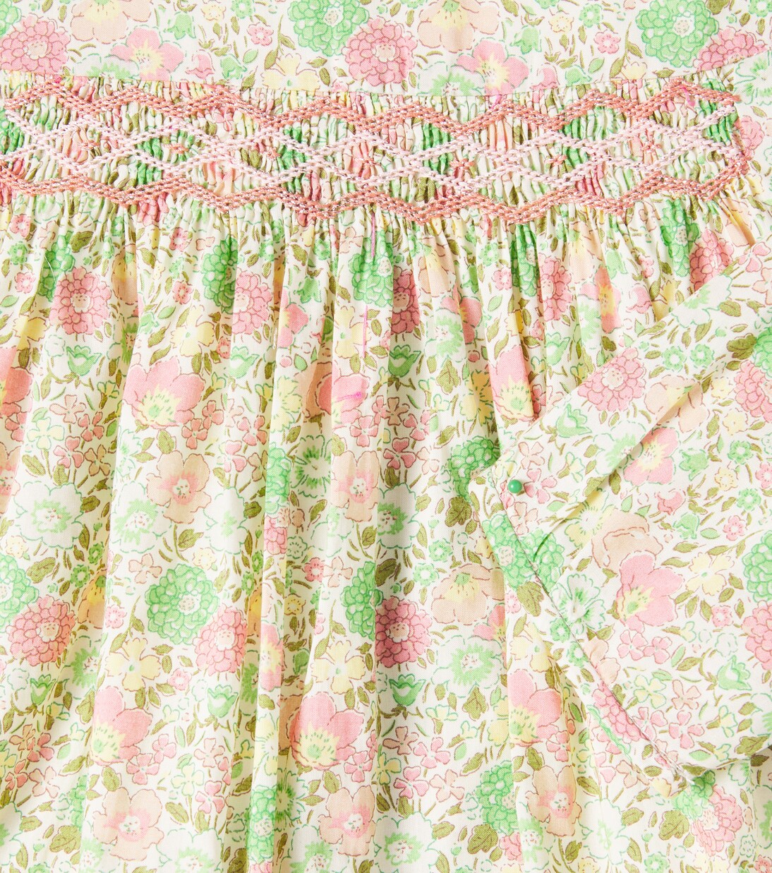 Baby floral cotton dress | Bonpoint