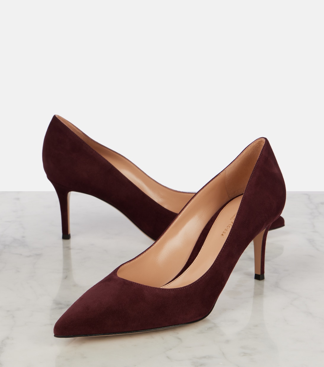 Gianvito 70 suede pumps | Gianvito Rossi