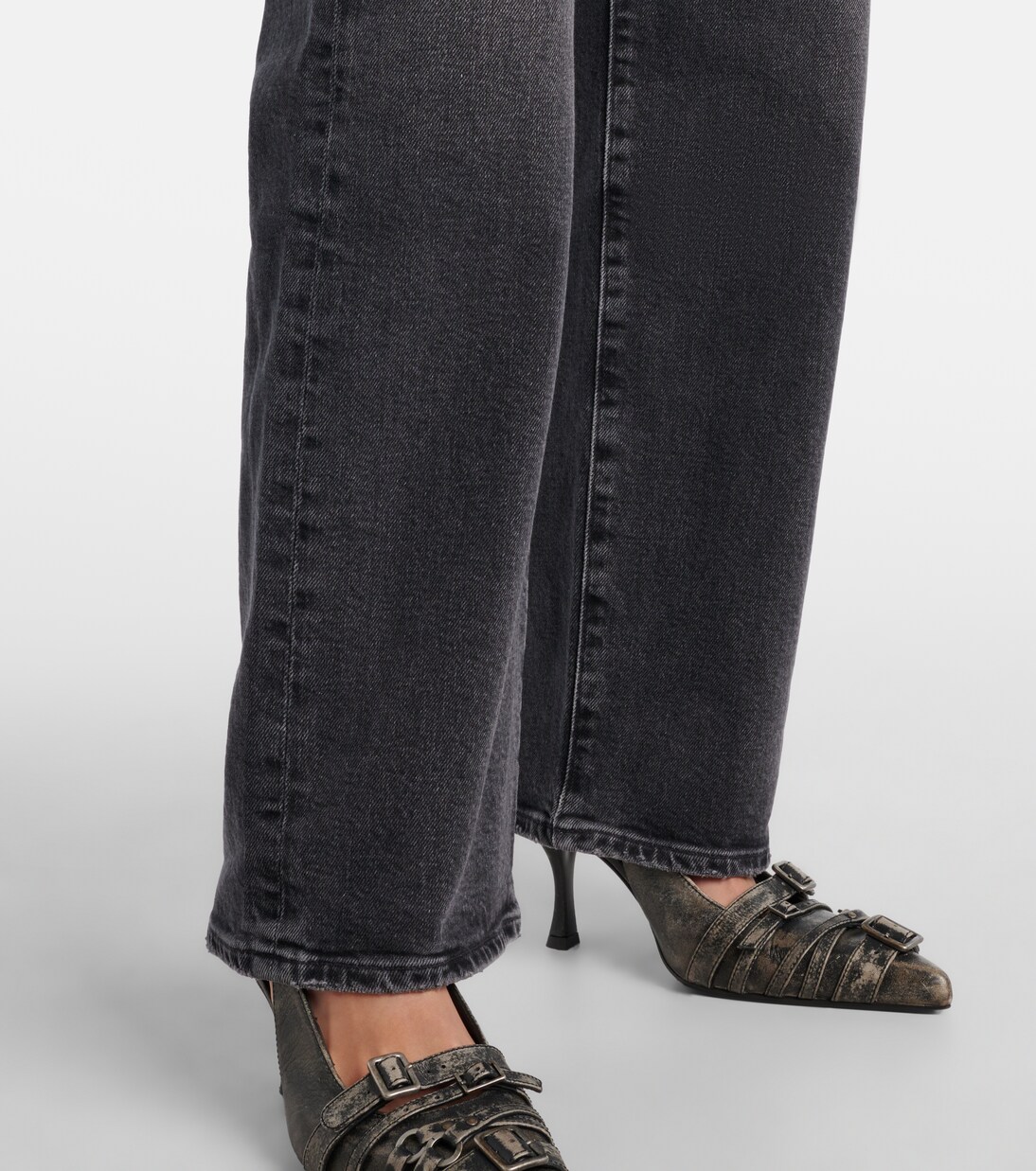 Harper mid-rise straight jeans | Agolde