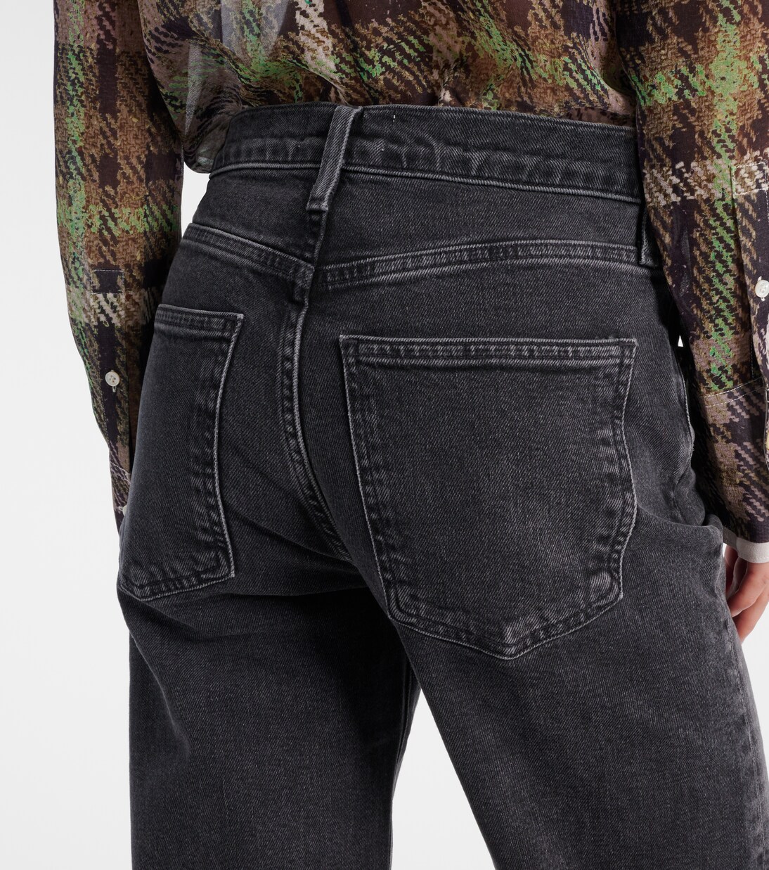 Harper mid-rise straight jeans | Agolde