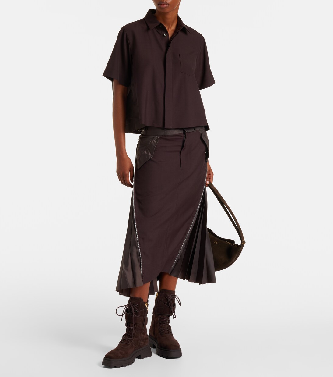 Noemi 45 suede combat boots | Jimmy Choo