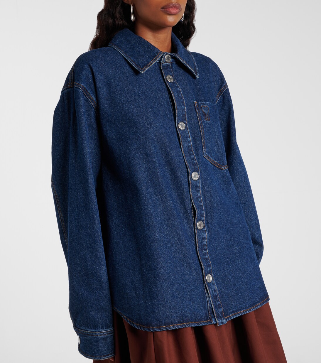 Oversize-Jeanshemd Ami de Cœur | Ami Paris